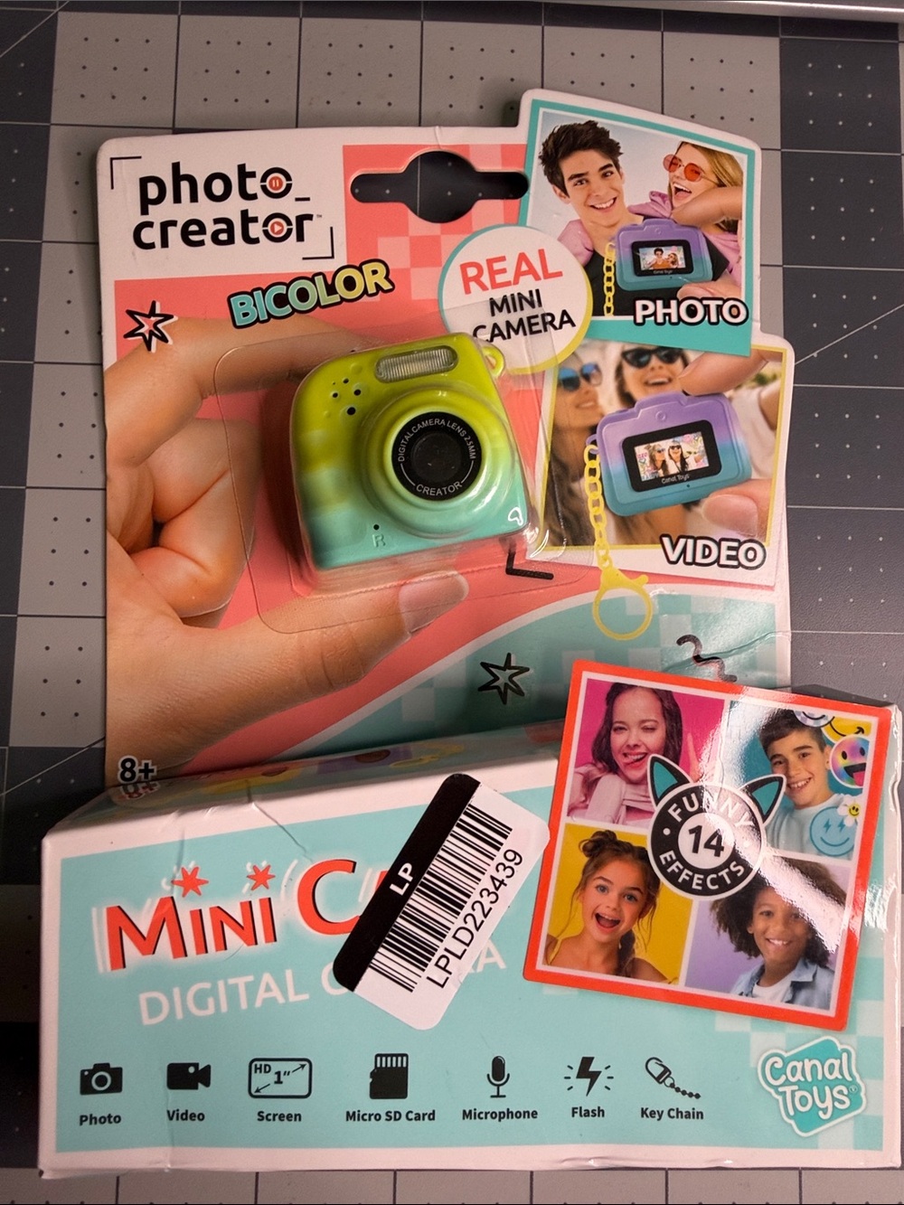 Bicolor Mini Digital Camera - Green/Yellow